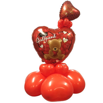 Lovedeco - Valentijn ballonboeket Small