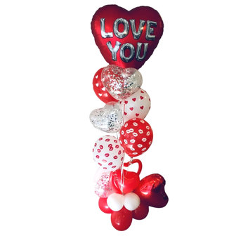 Lovedeco - Special valentijn ballonboeket