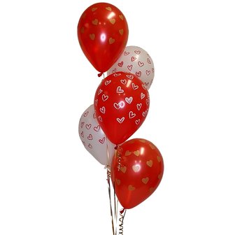 Heliumballonnen Hartjes - lovedeco
