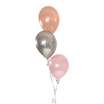 Lovedeco - Helium ballonnen tros 3 ballonnen