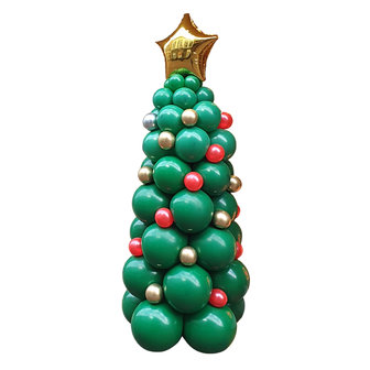 Lovedeco - Kerstboom ballonnenpilaar