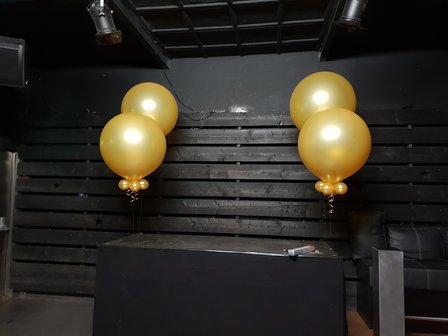 Lovedeco - Mega helium ballonnen goud / Gold