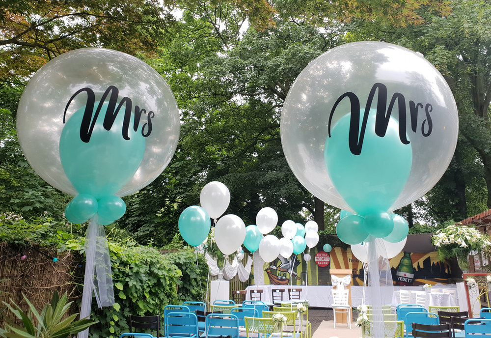 Helium ballonnen in allerlei soorten en maten - Lovedeco